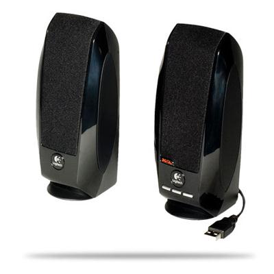 Logitech S-150 2.0 Speaker System - 1.20 W RMS - Black Logitech S-150 2.0 Speaker System - 1.20 W RMS - Black
